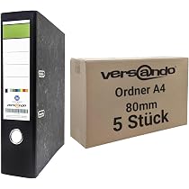 Q-CONNECT Trennblätter A4 - 10-teiliges Set Mit Farbigen Registern Für Ordner