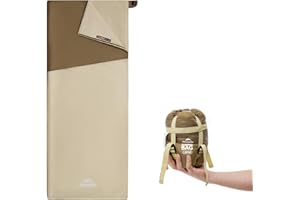 Naturehike Sac de Couchage d'été ultraléger (760 g) – Enveloppe légère et Portable, Sac de Couchage 3 Saisons en imperméable, Confortable avec Sac de Compression
