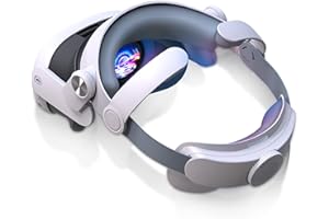 GENERIC NEWZEROL VR Head Strap Compatible for Quest 3,Strap Accessories with Head Cushion, Upgarde Replacement for Elite Strap Comfortable Protective Reduce Pressure(White)