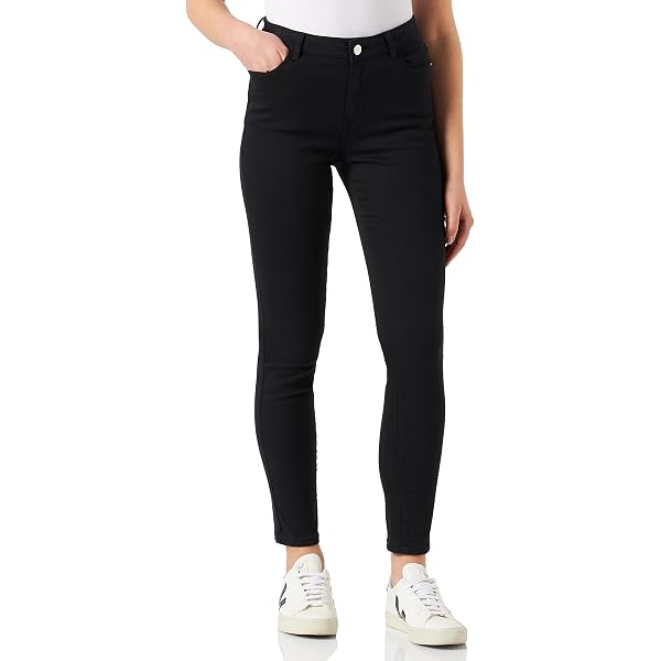 Morgan Röhrenhose Mit Niedrigem Bund – Skinny Fit Aus Baumwolle-Polyester-Elasthan-Mix, Mit Reißverschluss