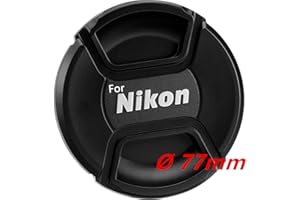 Hirondelle Bleue® Bouchon de Remplacement Compatible générique diamètre 77mm pour Objectif Nikon (par Exemple Nikon AF-S Nikkor 18-35mm f/3.5-4.5G Ed)
