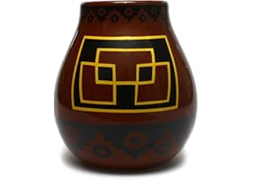 Mate Green Taza para Yerba Mate, marrón, Negro y Amarillo, 350 ml