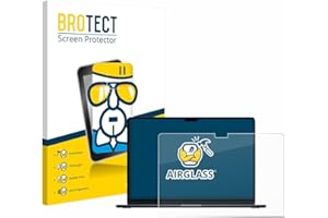 brotect Pellicola Protettiva Vetro per Apple MacBook Air 15" M4 2025 Protezione Schermo [Durezza Estrema 9H, Chiaro]