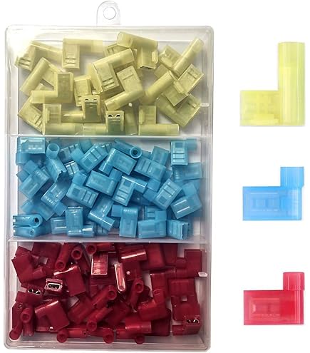 50 Stück 6,3mm Flachstecker Crimpanschlüsse - Goldkontakte Für Elektroinstallationen