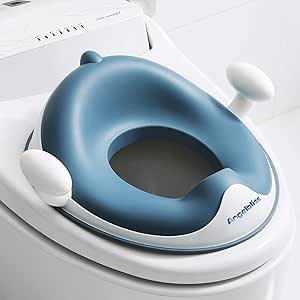 Angelbliss Bebe Reducteur De Toilette Serie Avancee Rehausseur Wc Enfant Siege De Toilette Avec Coussin Poignee Dossier Conception Antiderapants Ergonomique Amazon Fr Bebes Puericulture