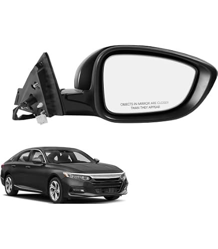 thumbnail image 2 of Evan-Fischer Left Driver Side Heated Mirror For 2013-2017 Honda Accord Sedan – Power Adjust, Signal Light 2 of 5