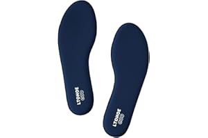 LTOHOE Memory Foam Insoles for Men and Women, Cushioned Shoe Insoles for Running Shoes, Trainers, Work Boots and Walking Shoes, Shock Absorbing Foot Pain Relief Comfort Inner Soles UK Size 3 to 12