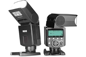 Meike MK420F TTL Li-ion Battery Camera Flash Speedlite with LCD Display for Fujifilm X Mount Cameras Such as X-H1 X-T2 X-T3 X-T4 X-T30 X-T100 X-PRO3 X-PRO2 X-E1 X-E2 X-E3 X-A1 etc