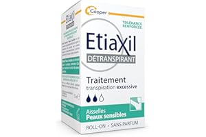 ETIAXIL - Détranspirant - Traitement Transpiration Excessive - Aisselles - Peaux Sensibles - 15 ml