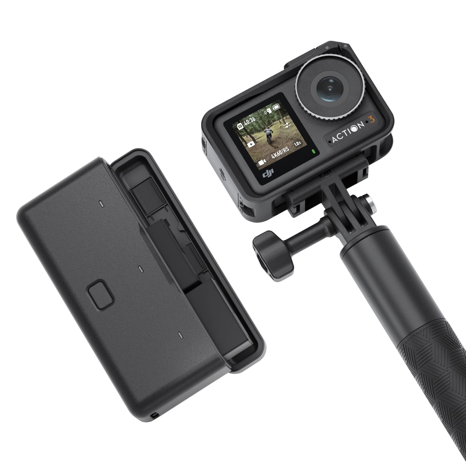 DJI Osmo Action 3 Optical Zoom 4X Adventure Combo - 4K Action Camera, Waterproof, HorizonSteady, Cold Resistant & Long-Lastin