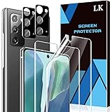 LK Compatibile con Samsung Galaxy Note 20 Pellicola Protettiva, 2 Pezzi TPU Pellicola Protettiva e 2 Pezzi Protezione Fotocam
