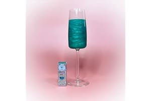 ENCHANTED DRINKS Turquoise Shimmer Powder for Prosecco, Gin and Sparkling Drinks (Flavourless)