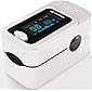 ARCATRON MOBILITY Reinventing Assisted Living Smart Care Pulse Oximeter, Fingertip Oxygen Saturation Monitor , SpO2 and Heartrate Monitoring with LED Display (White)