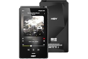 HiBy R6III 2025 DAP Player Hi Res Audio MP3 Player with Class A&AB Amp/Android 12/Bluetooth 5.0/WiFi/64G+2TB Expandable Memory