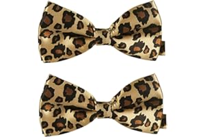 FSSTUD 2 papillon da uomo prelegati regolabili classici cravatte formali business papillon festa di nozze papillon fascia da collo