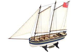 Artesanía Latina 19005. Modellino di Nave in Legno. Barca di Capitano Britannica HMS Endeavour Scala 1:50. Kit di Modellismo da Costruire