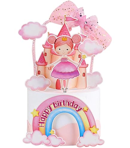 Figurine PVC 8 Decorazioni Torta Principessa E Sette Nani - Cake Topper Per Compleanno Bambini Set Compleanno Principesse Disney