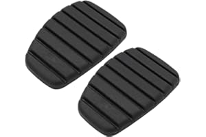 BIAREN 2 x cuscinetti in gomma per pedale del freno e della frizione, per Renault Clio, Megane, Kangoo, Laguna, Modus, Espace, Trafic, Opel Vivaro, Nissan Primastar, 7700416724, 4653100QAC, 91159860