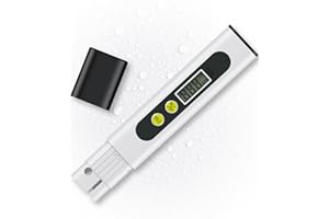 Pawfly Medidor TDS Digital, Analizador de Agua Rápido y Preciso, Probador de Calidad de Agua 0-9990 ppm para Agua Potable, Grifo, Pozo, Acuario y Piscina