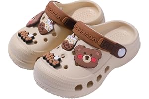 GÉNÉRIQUE Enfants Sabots et Mules Fille Garçon Sandales de Plage Respirante Pantoufles Maison Chaussures de Jardin Été 21-34 EU