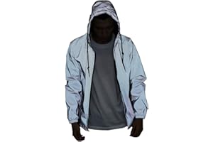 NewL réfléchissant Veste pour Femme Coupe-Vent sans Danger pour Nuit Moto