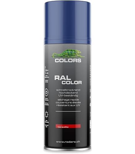 TRISTARcolor RAL 5002 Ultramarinblau Spraydose – 400 Ml Seidenmatt, Schnelltrocknend, Made In Germany