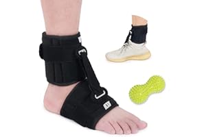 TAIRIBOUSY Foot Up AFO,Supporto regolabile per l'ortesi della caviglia per uomini e donne e bambini, migliora l'andatura camminata, il tendine d'Achille, l'ictus e il sollievo dal dolore,piede sinistro e destro