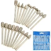 Depolife Dremel Proxxon Similar Moulder Grinding Glass Tiles Drilling Marble Granite Abrasion Diamond Milling Bit Set