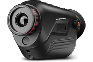 Monoculaire d'imagerie Thermique Portable GOYOJO, Lentille Focale de 15 mm, Résolution de 256 x 192 (25 Hz), Transmission Intégrée sans Fil, 6 Palettes de Couleurs pour Les Aventuriers (15 mm)