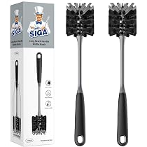 Black Sweden Home Brosse Vaisselle Antibactérienne - Set De 2, Dureté Forte, Compatible Lave-Vaisselle