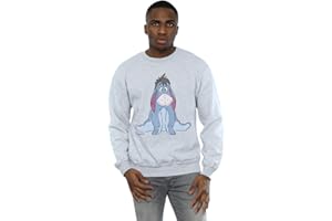 ABSOLUTE CULT Disney Men's Winnie The Pooh Classic Eeyore Sweatshirt
