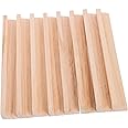 Gogogmee 8Pcs Wooden Domino Racks for Desktop Multi Function Domino Trays for Game Organization and Display Diy Accessory for Board Games and Card Games