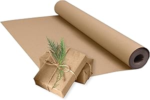 Triplast Brown ECO Kraft Paper (500mm x 20m) - Eco-Conscious & Recyclable - Multipurpose Wrapping Paper Roll with a Premium & Rustic Finish - Ideal for Gift Wrapping, Parcel Packing, Arts & Craft