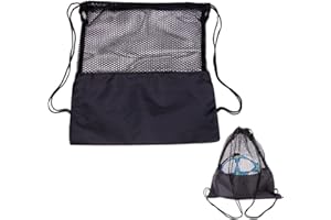 BIAEHIPATE 2PCS Football Bag Nylon Mesh Ball Bag Basketball Net Bags Portable Mesh Net Bag Volleyball Bag for Basketball Volleyball Football Outdoor Riding