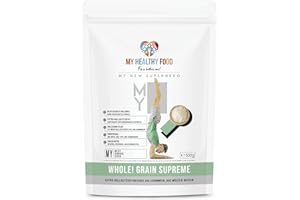 ‎MY HEALTHY FOOD WHOLE! GRAIN SUPREME Wüstenweizen-Vollkornmehl – Das gesunde Mehl mit extra vielen Ballaststoffen – 500g