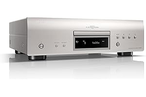 Denon DCD-1700NE Lecteur CD/SACD avec Traitement AL32 Plus, Mode Pure Direct, Support SACD, Convertisseur A/N Haute Précision - Argent