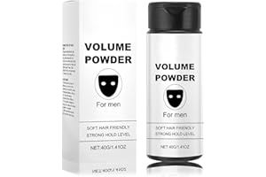 YCAAEO Cera in Polvere per Capelli Uomo, Polvere Volumizzante Capelli Uomo, Based Texture Powder, Ingredienti Naturali Puri, Texture Opaca, Tenuta A Lunga Durata