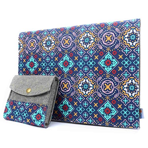 Te-Rich-13 "Macbook Air / 13" Macbook Pro Retina Display / 12.9 "iPad Pro / 13,3" Macbook Air / 13,3 "Macbook Pro Retina Display Filz Sleeve Abdeckungs-Fall Trage-Schutz-Beutel-Umschlag gepasst die meisten 11-Zoll-Ultrabooks und Laptops