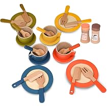 Cuisine En Bois Nunukids - 42 Pièces - Légumes à Découper - Jeu éducatif Montessori
