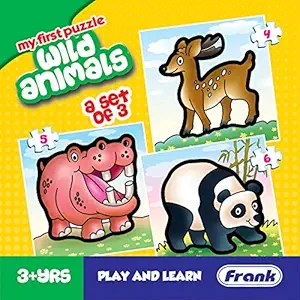 Frank Wild Animals Puzzle For 3 Year Old Kids And Above