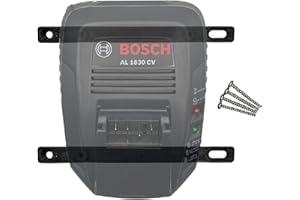Soporte de pared compatible con cargador de batería Bosch AL 1830CV verde soporte de pared accesorio taller herramienta de taller 3DHerb
