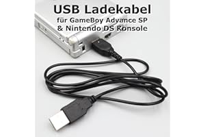 RetroReiZ USB Ladekabel für GameBoy Advance SP & Nintendo DS Konsolen - Strom Netzteil GBA NDS