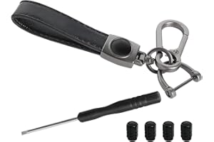 CAMUSBR 4 Stück Ventilkappen mit Schlüsselanhänger, Ventilkappen Auto mit Beschriftung, Reifen Ventilkappen Autoventil Kappe Kompatibel für BMW M M2 M4 M5 M6 M8 X1 X2 X3 X5 X6 M135i M240i Z4 328i X7