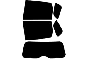 PSSC WINDOW FILM PSSC Pre Cut Rear Car Window Films fits for Ford Fiesta 5 Door Hatchback 2001 to 2010 05% Very Dark Limo Tint