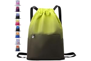 AUNGKWANG Niños Mochila de Fitness, Mochila Deportiva, Deportiva Impermeable Bolsa de Playa, Bolsa de Deporte, Mochila Cuerdas para Mujer Hombre, para Compras Deporte Viaje