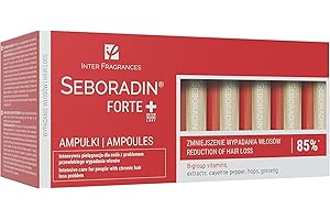 Seboradin Forte Fiale Siero Per La Crescita Dei capelli Per Donne Uomini Vitamine Estratti Naturali Per il Cuoio Capelluto 14 x 5,5 ML