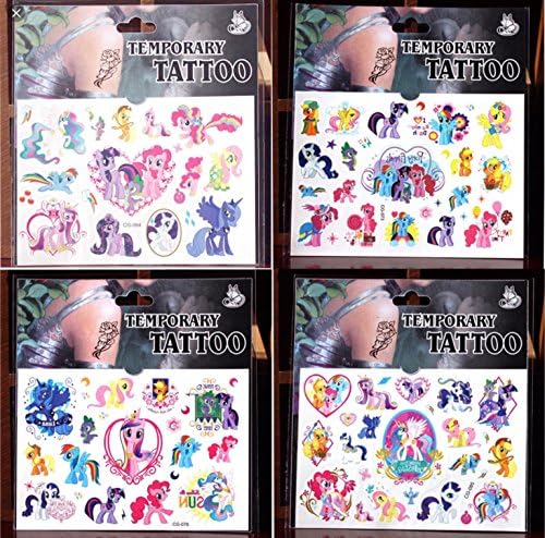 Temporary Tattoos Transfers one sheet (My Little Pony) party bag filler favour