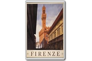 PHOTOSIOTAS Firenze, Florence, Italy, Europe - Vintage Travel Fridge Magnet - Calamita da frigo