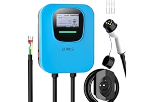 JATRHG EV Cargador 7KW monofásico Tipo 2 32A 8M IEC 62196-2 Estación de carga Borno de carga Coche eléctrico Rápido Wallbox