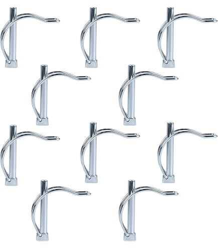 2 Goupilles De Sécurité à Bouton T – Acier Inoxydable 304 – Diamètre 12mm, Longueur Utile 80mm – Neuf